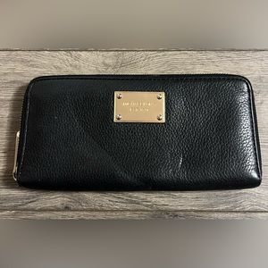Michael Kors leather zip around wallet